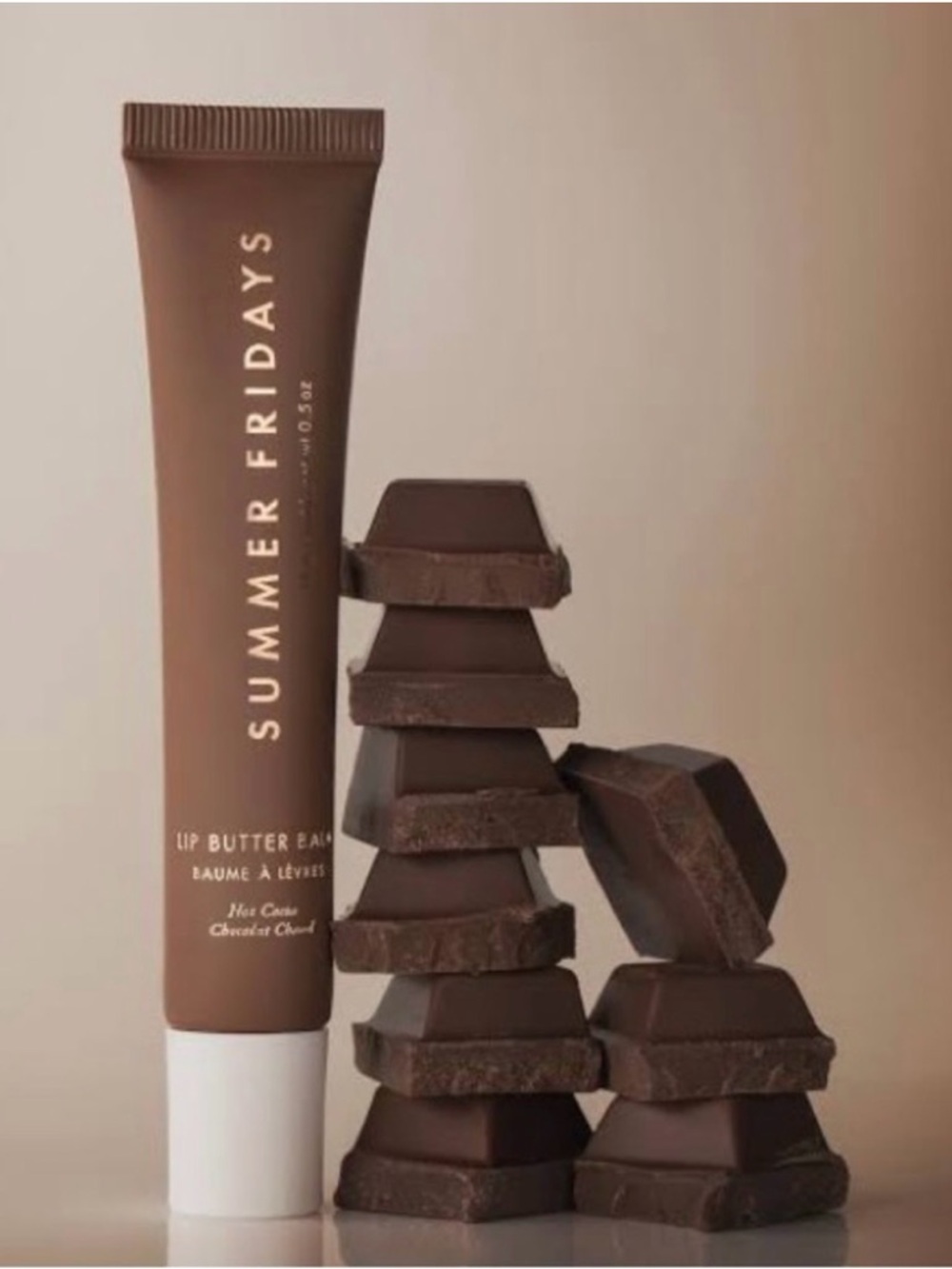 Summer Fridays Lip Butter Balm — Hot Cocoa Brown